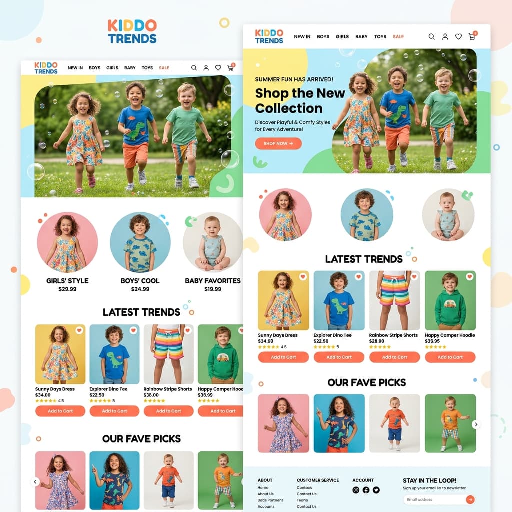Kids Apparel E-commerce